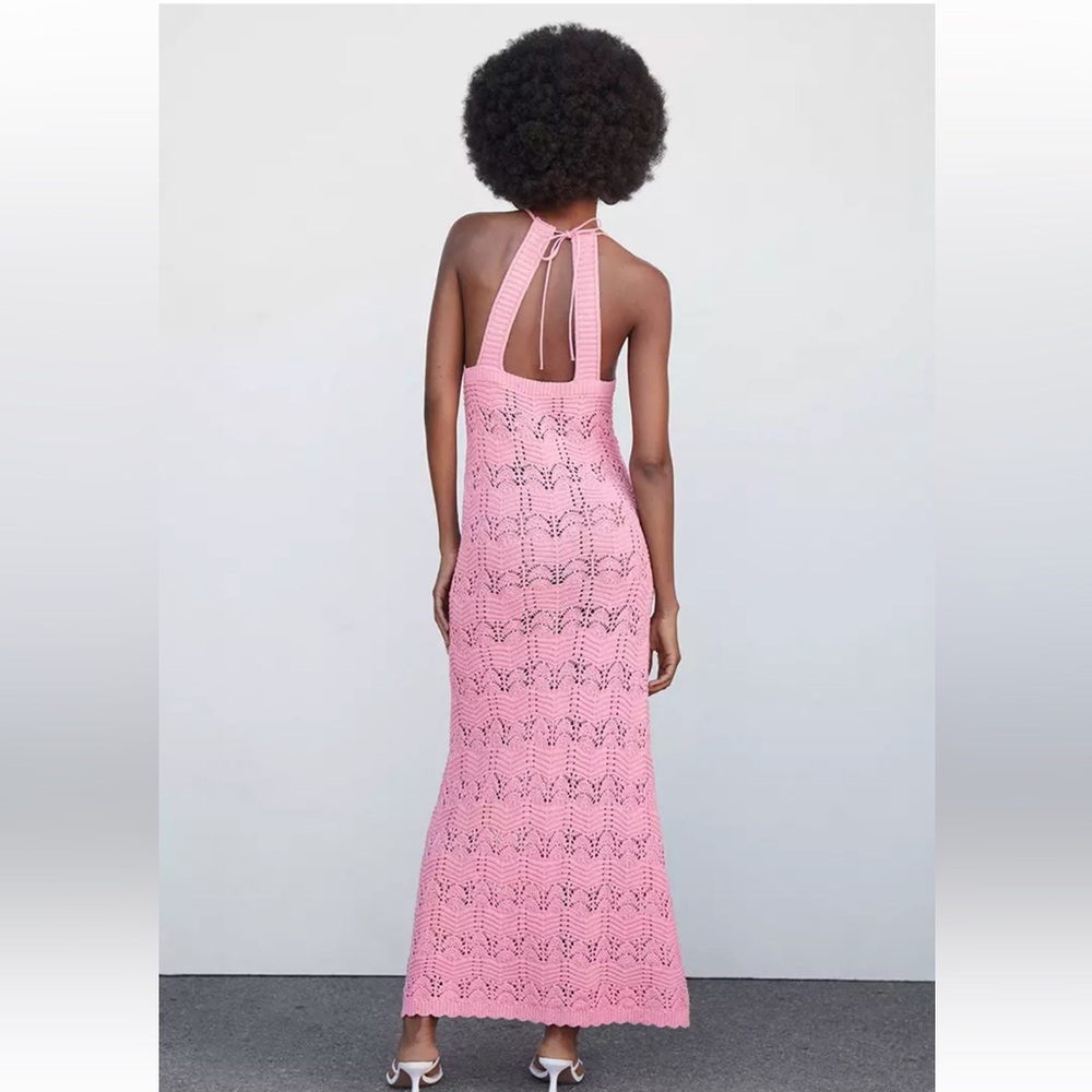 SOLD. NWT House of Harlow 1960 Crochet knit dress in daffodil 🌼 yellow - Picture 10 of 11